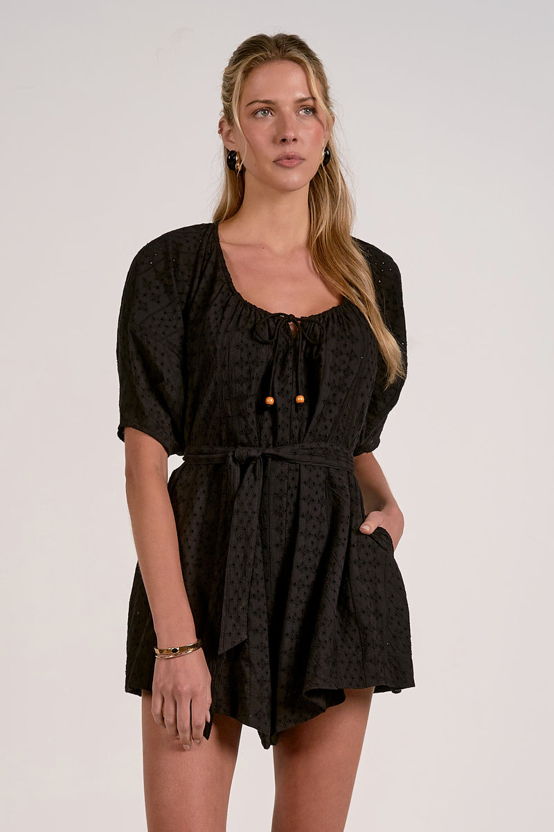 Eyelet Romper - JoeyRae