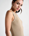 Trina Sweater Dress Heather Camel - JoeyRae