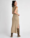 Trina Sweater Dress Heather Camel - JoeyRae