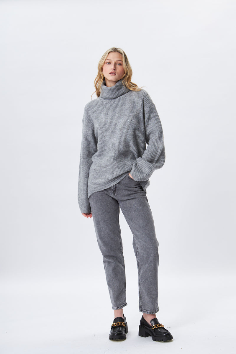 Kingston Sweater Light Heather - JoeyRae