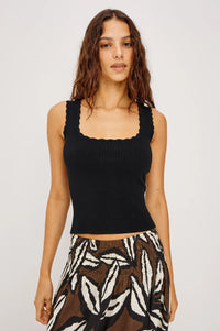 Flore Tank Black