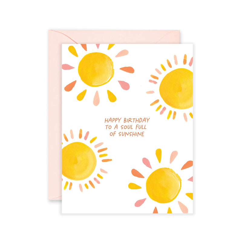 Sunshine Soul Birthday Card - JoeyRae