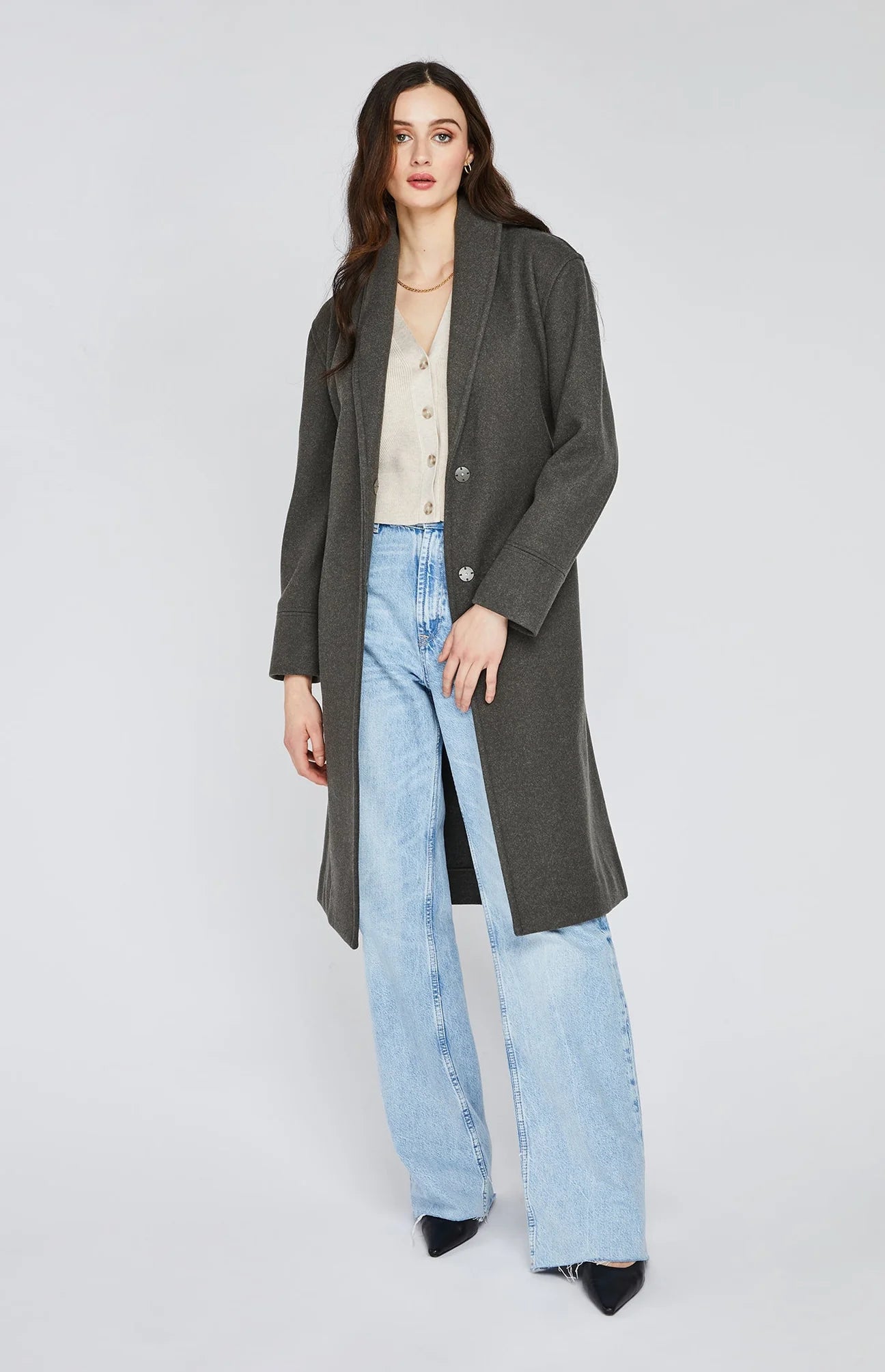 Bennet Coat Heather Evergreen - JoeyRae