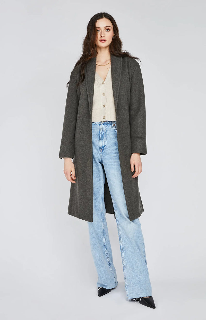 Bennet Coat Heather Evergreen - JoeyRae