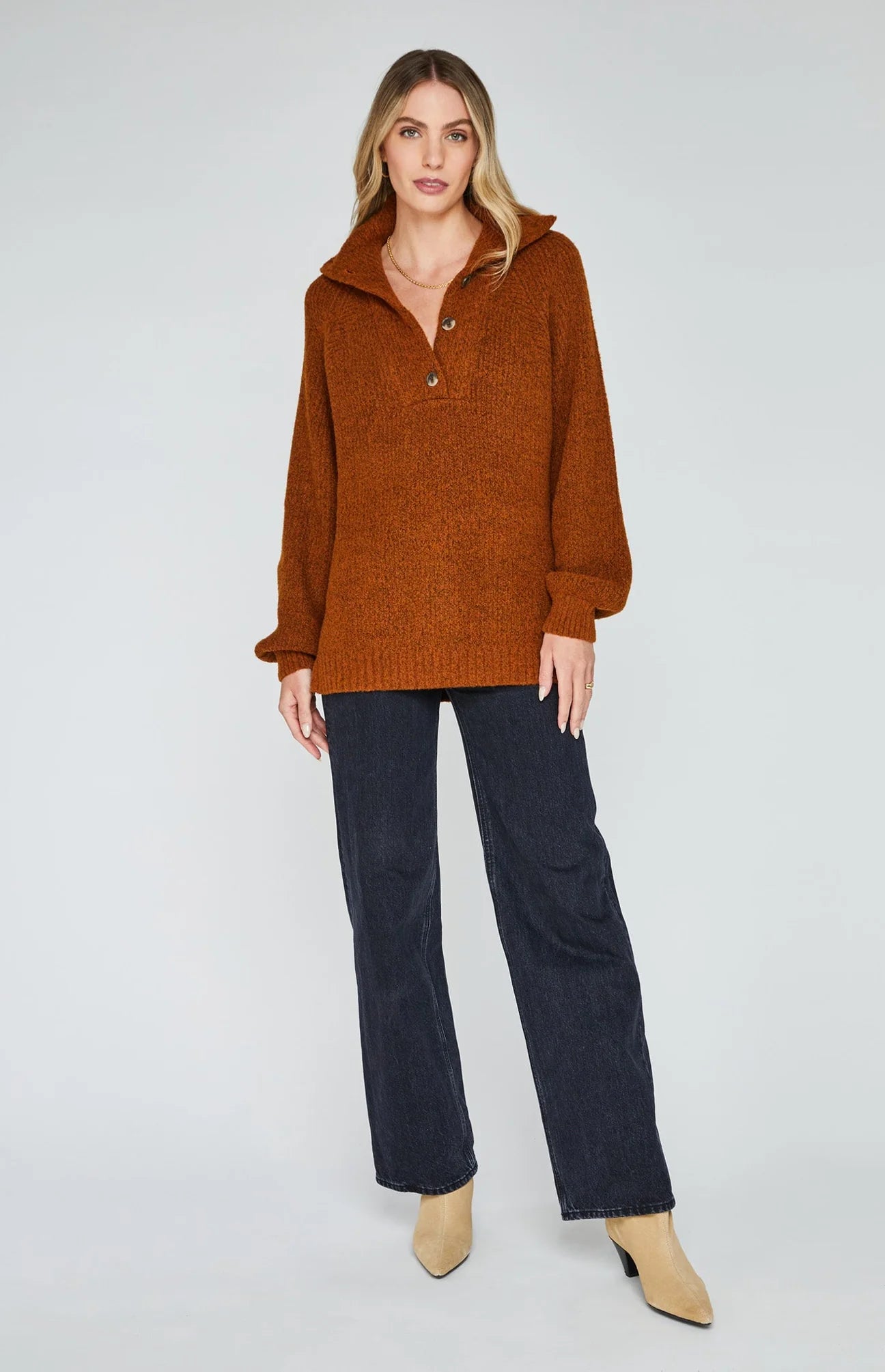 Alden Pullover Ochre - JoeyRae
