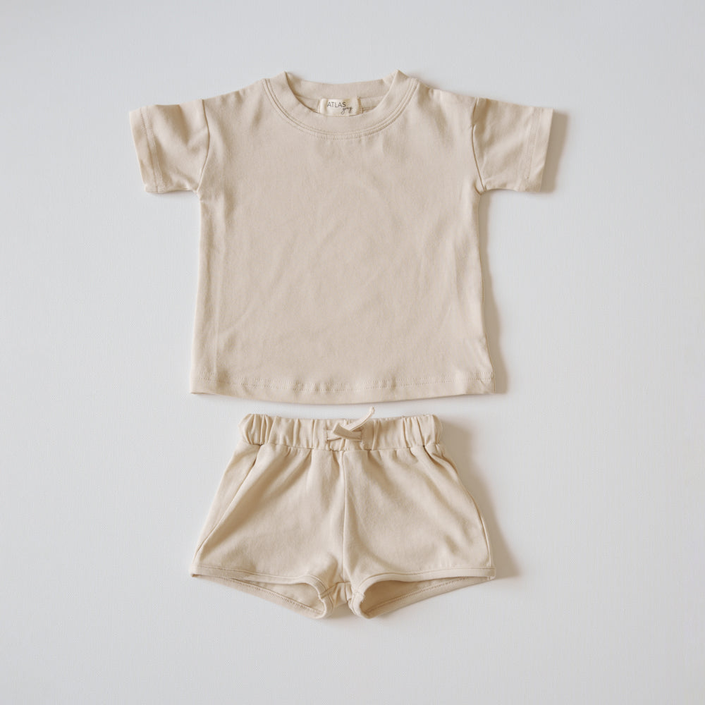 Organic T-Shirt & Short Set - JoeyRae