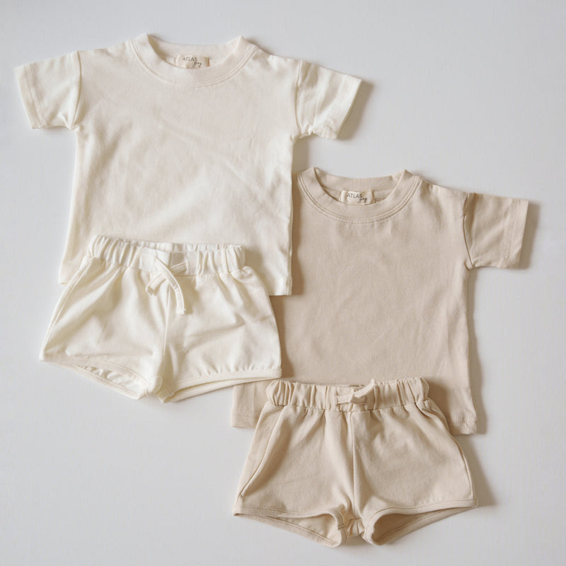 Organic T-Shirt & Short Set - JoeyRae