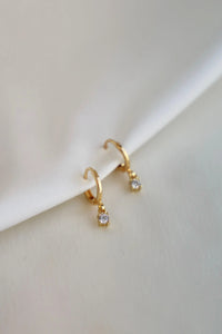 Miniature CZ Drop Earrings - JoeyRae