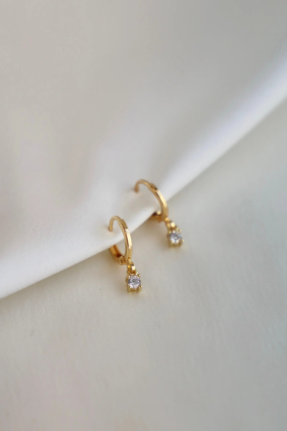 Miniature CZ Drop Earrings - JoeyRae