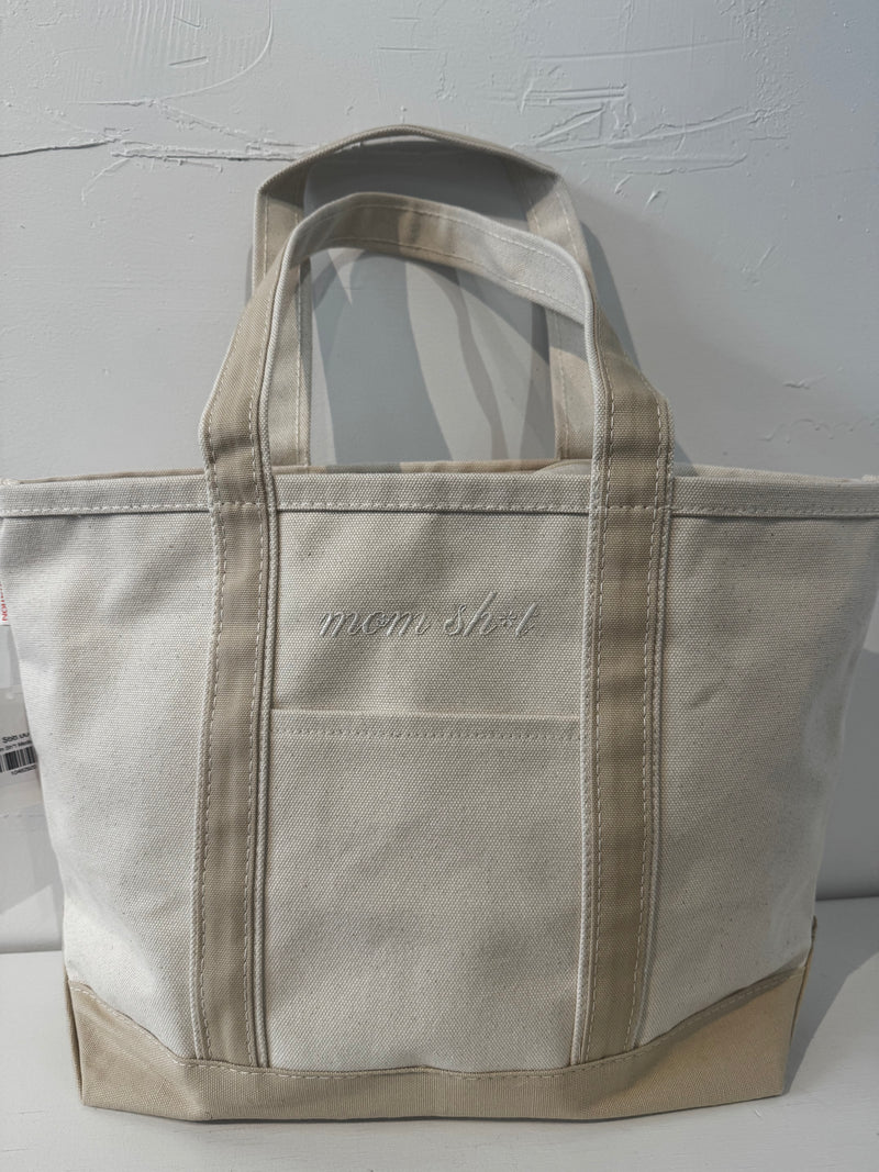 Mom Sh*t Medium Boat Tote - JoeyRae