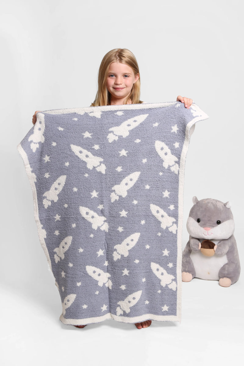 Rocket Kids Luxe Throw Blanket