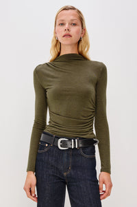 Joelle Top Heather Olive