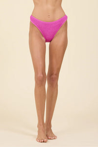 Crinkle Wild Berry High Cut Bottom - JoeyRae