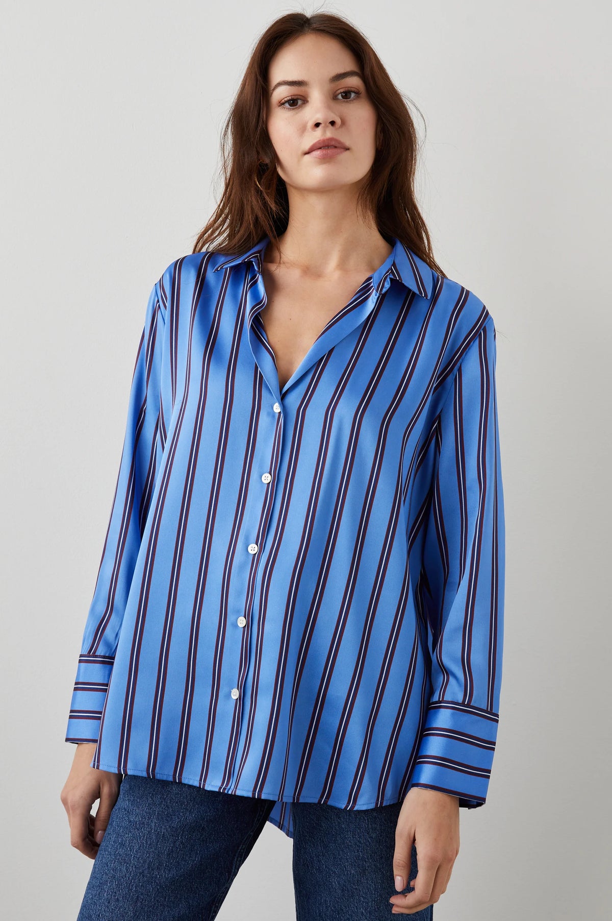 Dorian Shirt Primrose Stripe - JoeyRae