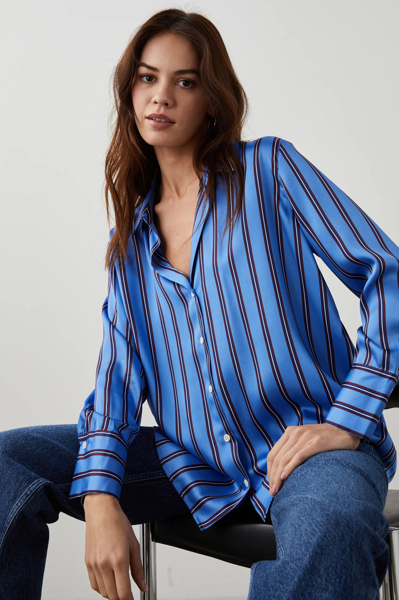 Dorian Shirt Primrose Stripe - JoeyRae