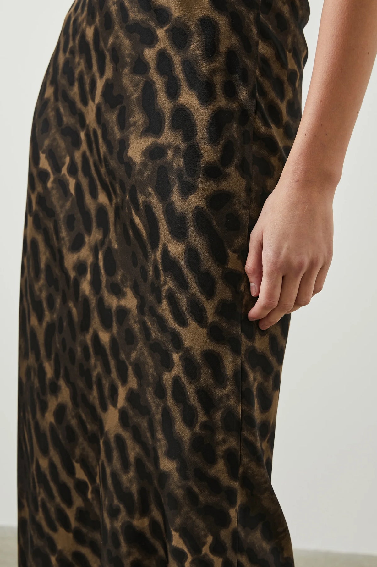 Leia Skirt Umber Leopard - JoeyRae