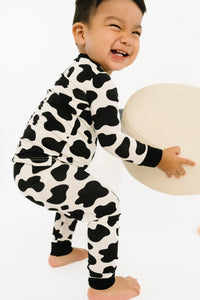 Classic Cow Bamboo Set