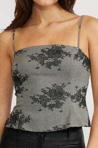 Heather Embroidered Top