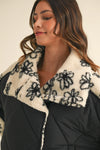 Selma Quilted Fluffy Shearling Jacket - JoeyRae