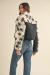 Selma Quilted Fluffy Shearling Jacket - JoeyRae