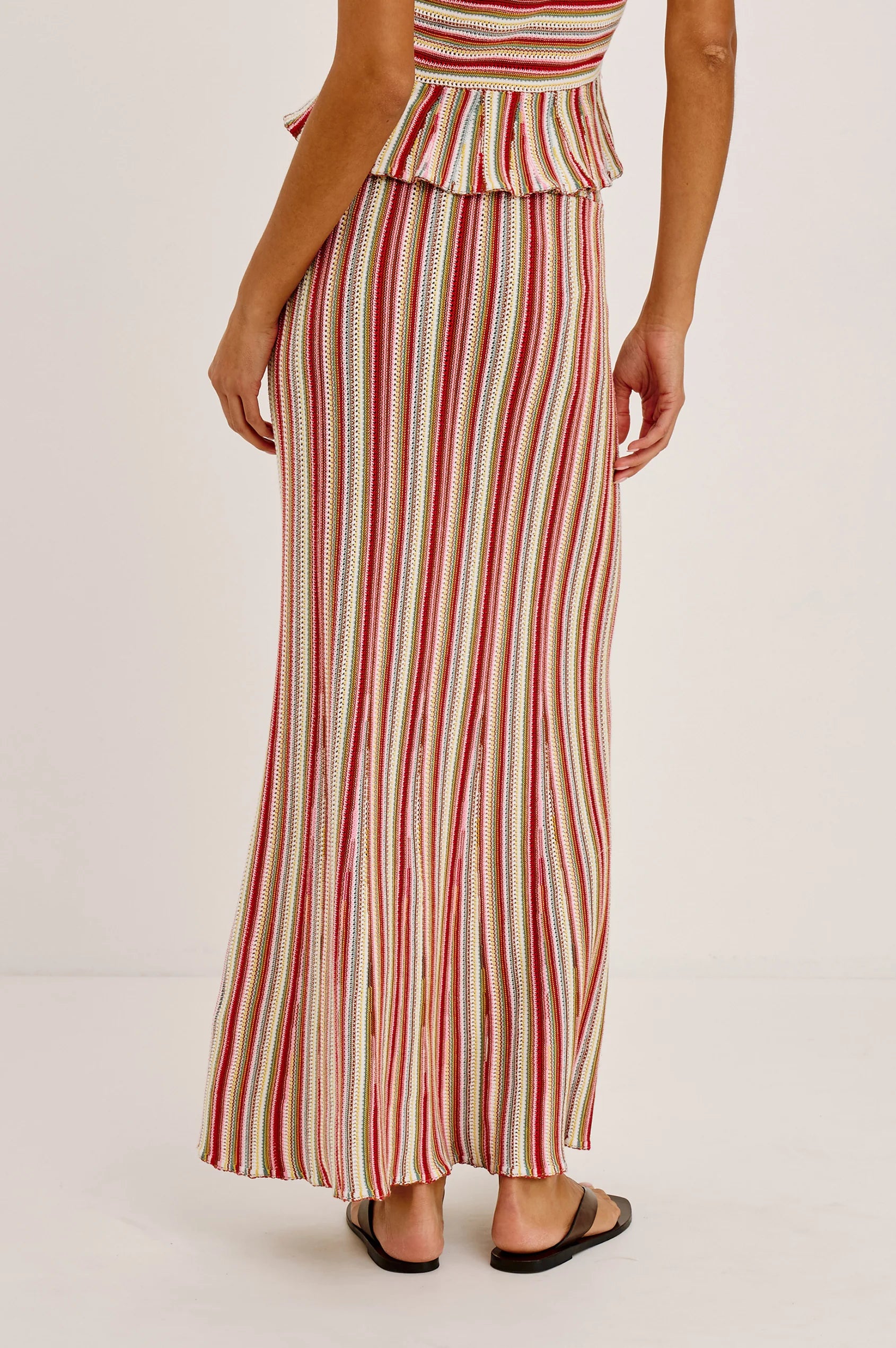 Nari Skirt Havana Stripe - JoeyRae