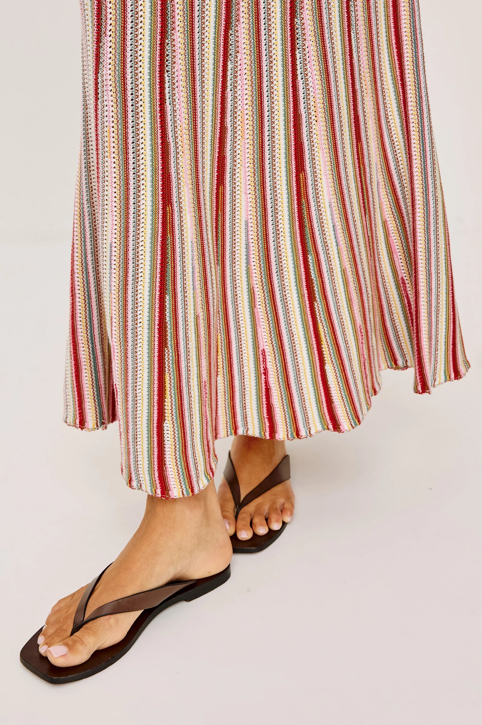 Nari Skirt Havana Stripe - JoeyRae