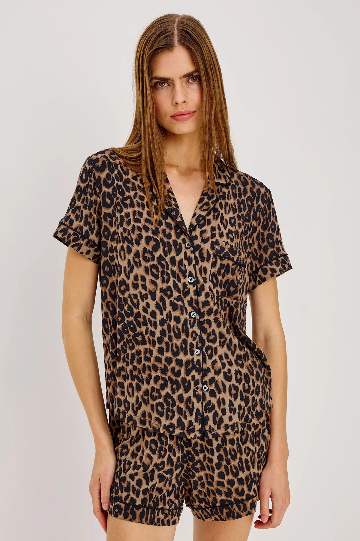 Nessa Pajama Set Brown Nala - JoeyRae
