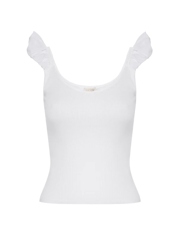 Celeste Tank White - JoeyRae