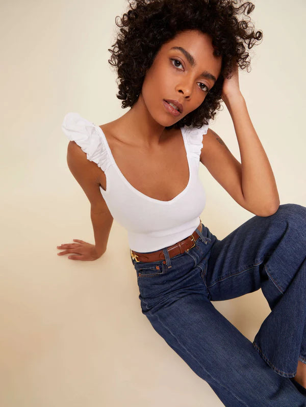 Celeste Tank White - JoeyRae