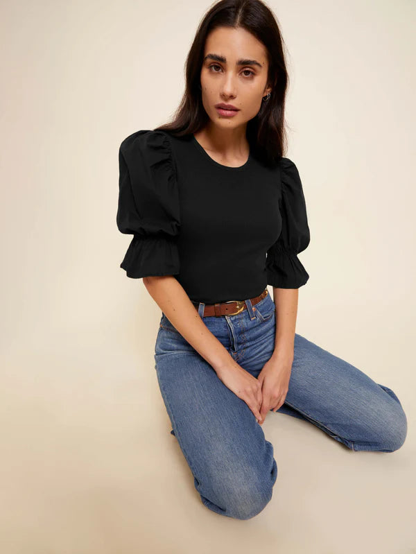 Kenzie Tee Black - JoeyRae