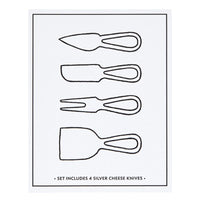 Silver Cheese Knives - JoeyRae