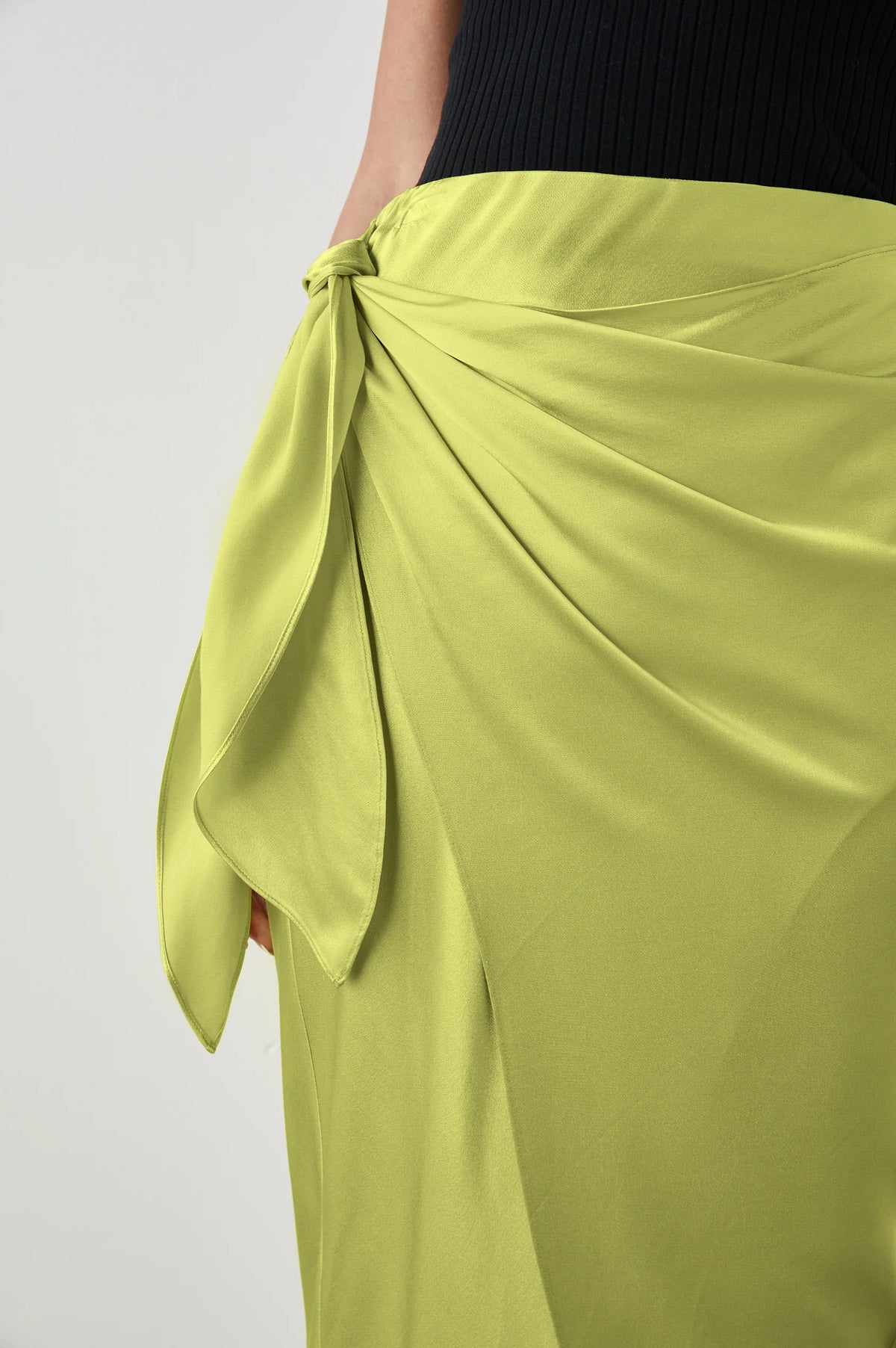 Adrienne Skirt Chartreuse - JoeyRae
