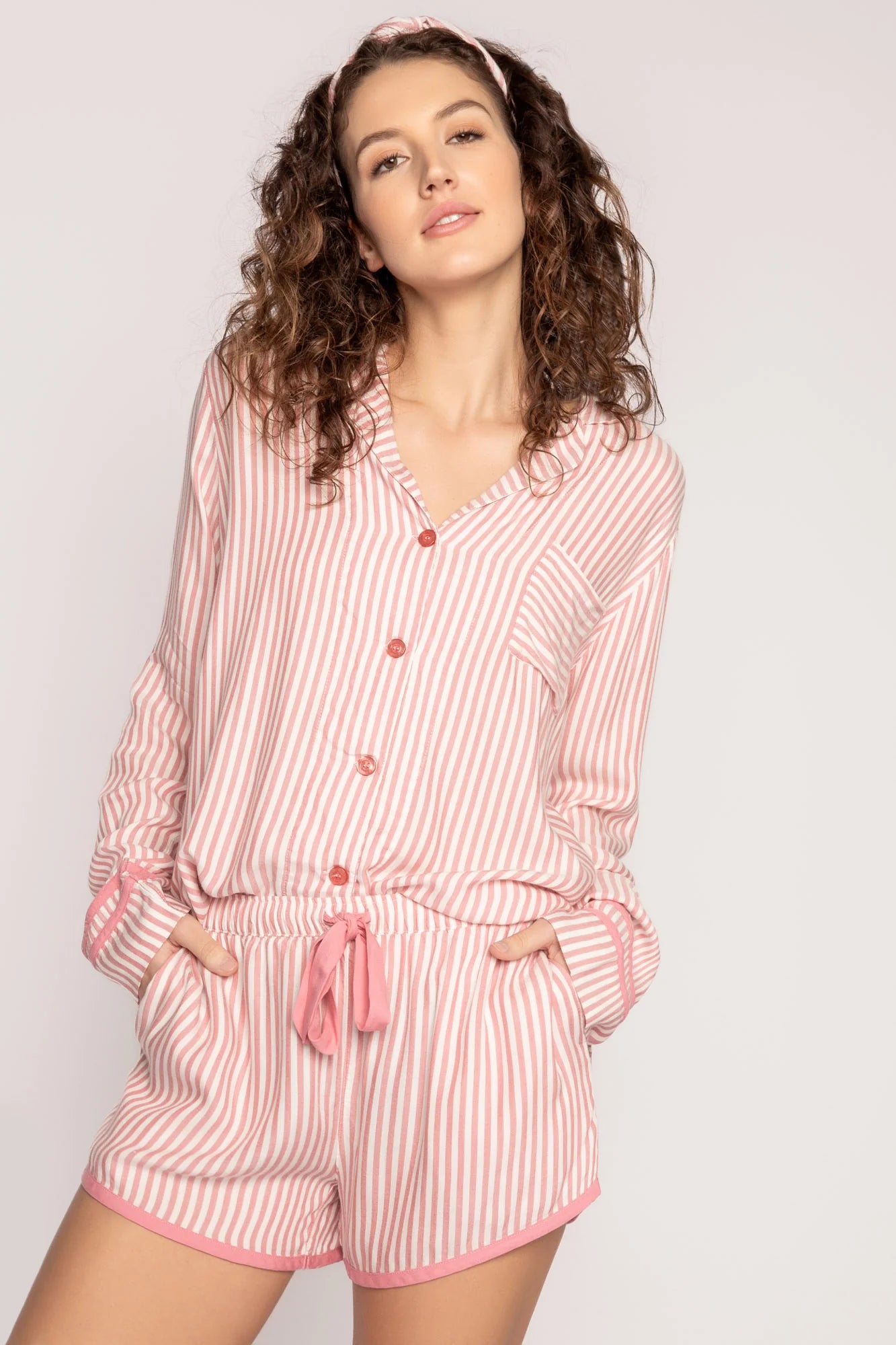 Stripe Hype PJ Set - JoeyRae