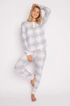 Ski Jammie Classic Set Blue Mist - JoeyRae