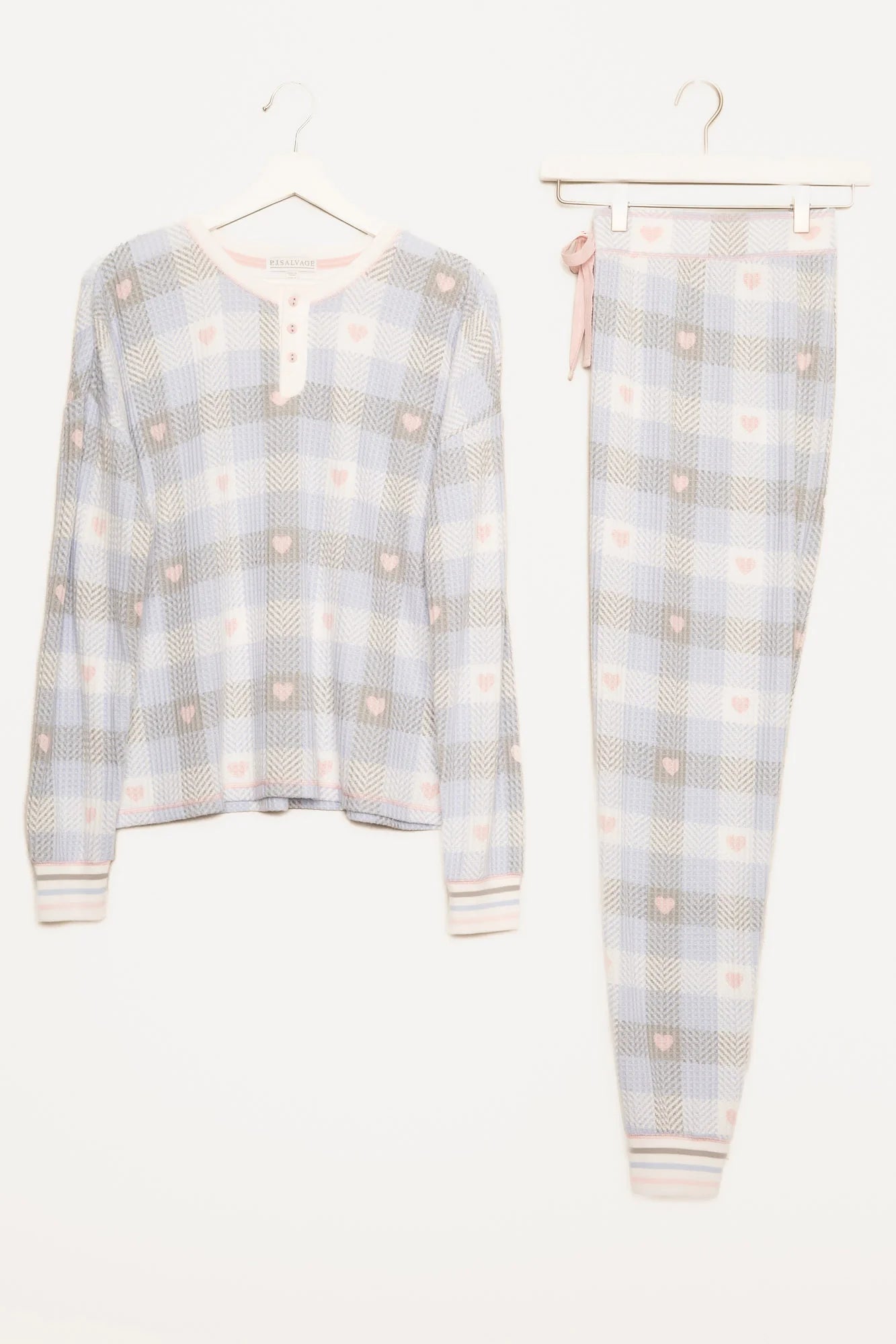 Ski Jammie Classic Set Blue Mist - JoeyRae