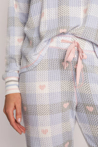 Ski Jammie Classic Set Blue Mist - JoeyRae