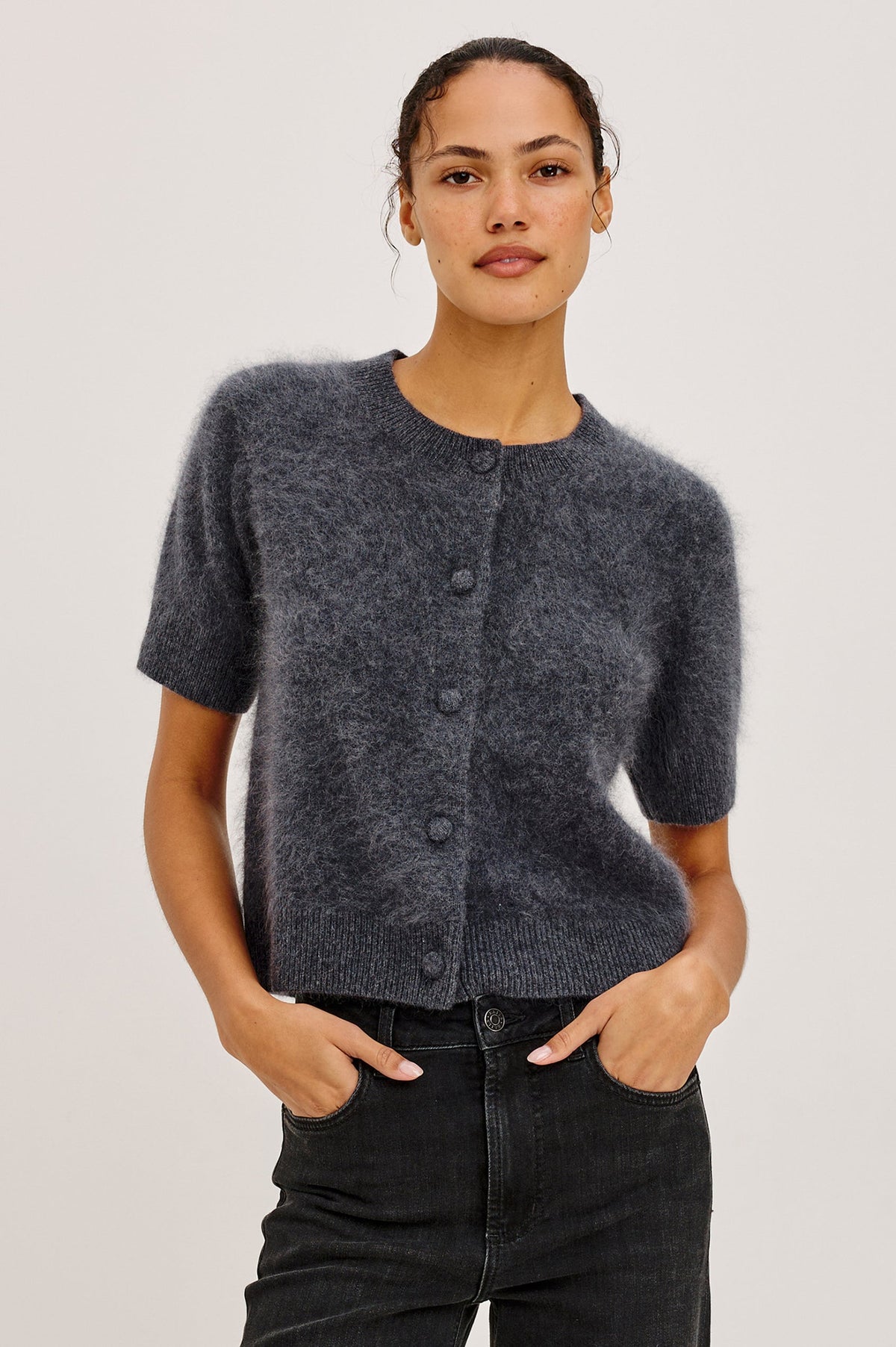 Roman Sweater Charcoal - JoeyRae