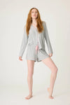 Lazy Days Pinstripe Sleep Short
