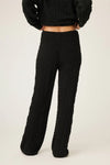 Chenille Cable Knit Open Leg Pants - JoeyRae