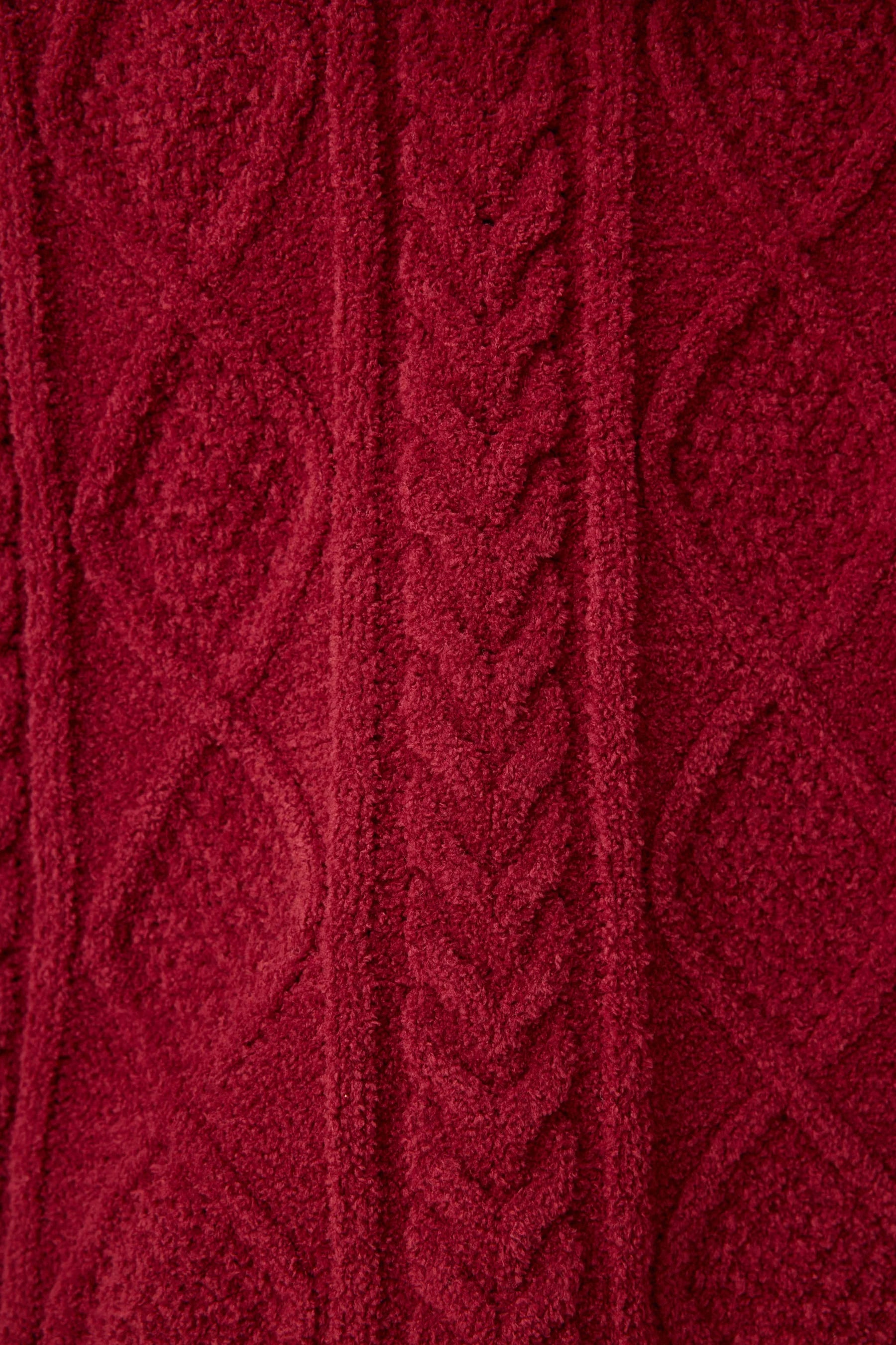 Chenille Cable Knit Open Leg Pants - JoeyRae