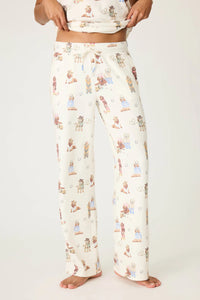 Ruff On The Range Dog Print Open Leg Pant