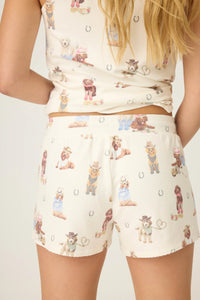 Ruff On The Range Dog Print Shorts - JoeyRae