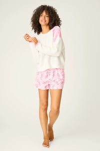 Sweeter Than Sugar Candy Cane Flannels Short