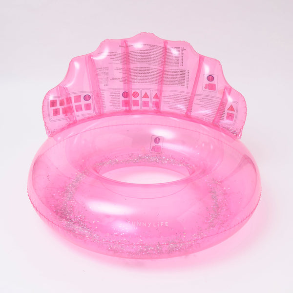 Luxe Pool Ring Shell Bubblegum - JoeyRae