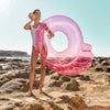 Luxe Pool Ring Shell Bubblegum - JoeyRae