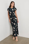 Serenity Dress Midnight Roses - JoeyRae