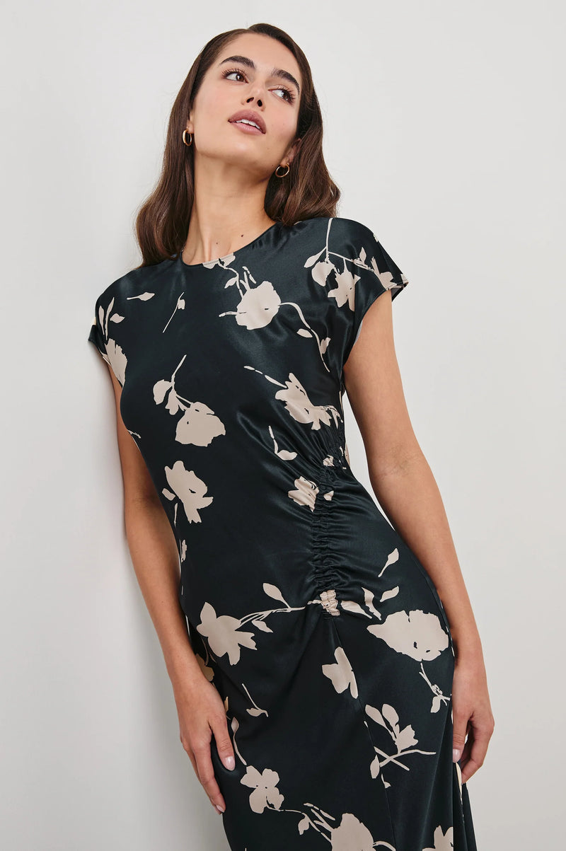 Serenity Dress Midnight Roses - JoeyRae