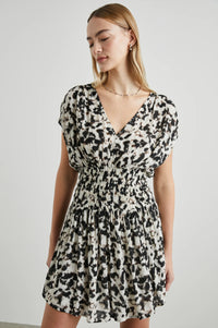 Siera Dress Blurred Cheetah - JoeyRae