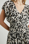 Siera Dress Blurred Cheetah - JoeyRae
