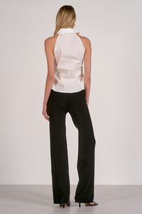 Sleeveless Collared Top - JoeyRae